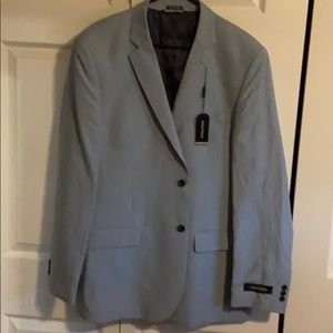 NWT Great casual BLU/white pinstriped suit